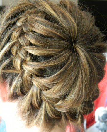 Chignon tresse